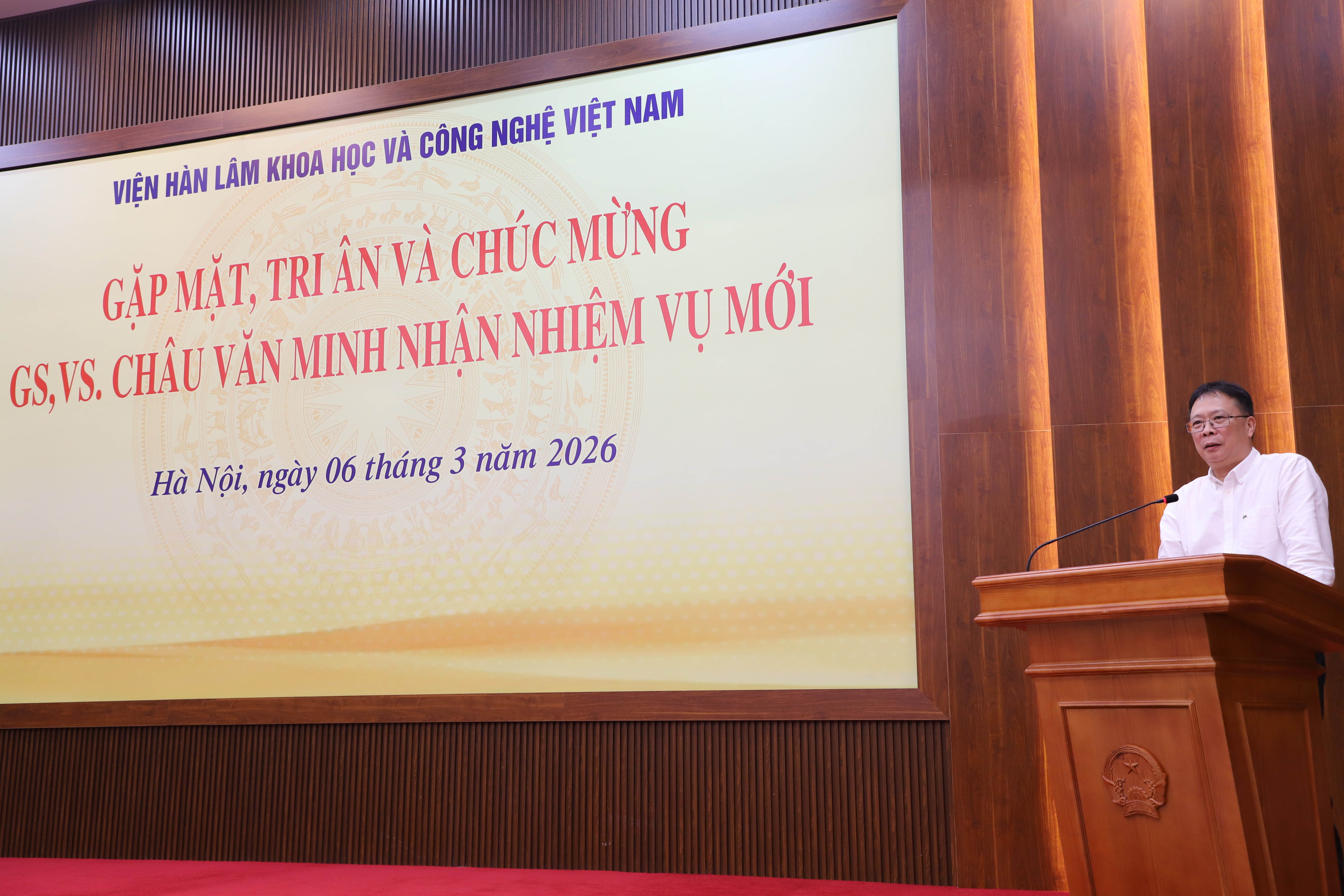 Gặp mặt, tri ân và chúc mừng GS.VS. Châu Văn Minh nhận nhiệm vụ mới